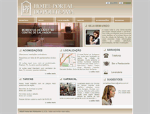 Tablet Screenshot of hotelportaldopoliteama.com.br